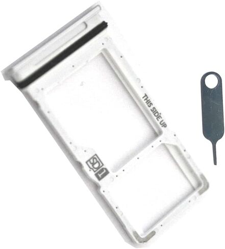 Single Sim Card Tray Assembly Replacement for Motorola Moto One 5G Ace XT2113 Silver in Saudi Arabia