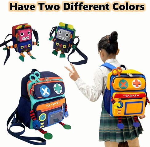 Toddler Harness Backpack Leash 2PCS, Backpack with leash for toddler boys/girl kids. Hiking/School backpack for kids Waterproof Bookbag with Leash, Medium (11" tall)(Yellow) in Saudi Arabia