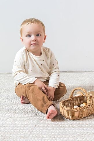 Colored Organics - Organic Cotton Toddler Long Sleeve Shirts - Baby Toddler and Kids Tops - Girls and Boys Tees in Saudi Arabia