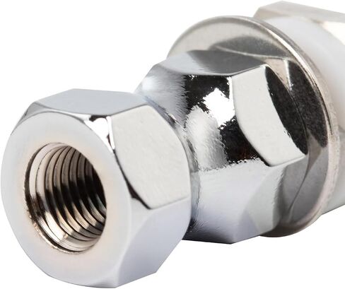 Heavy Duty SO-239 Stud Mount for CB Radio Antenna Standard 3/8 x 24 Threaded Antenna Stud Mount Adapter CB SO239 Stud Mount for Any 1/2" Hole(2 Pack in Kuwait
