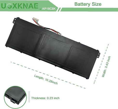 AP18C8K Laptop Battery for Acer Swift 3 SF314-42 SF314-57 SF314-58 SF314-59 Aspire 5 A514-52 A514-54 A514-54G A515-56 A515-56T Aspire 7 A715-42G Spin 3 SP314-21N SP314-54N Series HSTNN-DB9Q in Kuwait