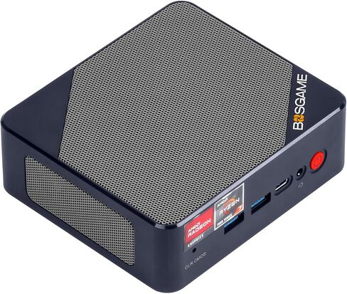 كمبيوتر صغير H66، كمبيوتر صغير للألعاب 6600H AMD Ryzen 5 أجهزة كمبيوتر صغيرة 8C/16T و32 جيجابايت من ذاكرة الوصول العشوائي 512 جيجابايت NVMe SSD كمبيوتر سطح المكتب صغير، Wi-Fi6E، BT5.2، شاشة ثلاثية 4K، USB4 8K@60، 2.5G LAN in Kuwait