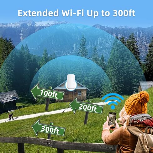 Outdoor WiFi Extender Pro｜Signal Boost｜IP65 Weatherproof｜AC1200Mbps｜Transmission Range Up to 300 feet｜MU-MIMO｜65 Devices｜Ethernet Port｜Support Repeater & AP Mode in Kuwait