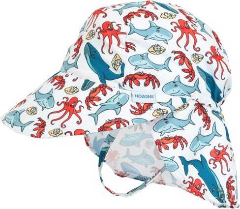 Nozone Better Baby Flap Sun Hat, Wide Brim Breathable Beach Hat with Adjustable Strap, UPF 50+ Protection in Saudi Arabia