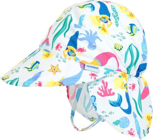 Nozone Better Baby Flap Sun Hat, Wide Brim Breathable Beach Hat with Adjustable Strap, UPF 50+ Protection in Saudi Arabia