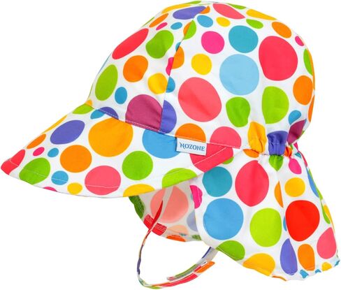 Nozone Better Baby Flap Sun Hat, Wide Brim Breathable Beach Hat with Adjustable Strap, UPF 50+ Protection in Saudi Arabia