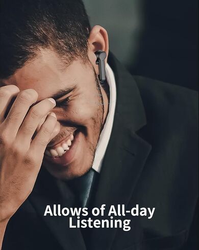 سماعات أذن لاسلكية بايونير برو مع شاشة لمس ذكية LCD، سماعات رأس بلوتوث بخاصية إلغاء الضوضاء النشطة مع وضع ANC والشفافية، BT 5.3، وقت تشغيل 40 ساعة، ستيريو HIFI لنظام iOS Android (ذهبي) in Kuwait