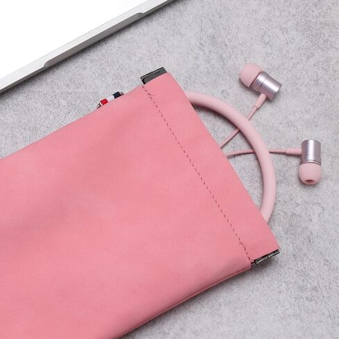 Kids Wireless Earbuds with Mic, Comfortable Noise Cancelling Neckband Bluetooth Headphones Lightweight Ear Buds with Case,Earphones for School, Running, Sport, Girls, Boys, Women, Pink in Saudi Arabia