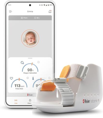 Masimo Stork Boot - Soft, Flexible, Medical-Grade Silicone - Easy to Clean - Works with Stork Vitals and Vitals+ in Saudi Arabia