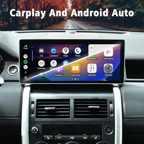 Android Car Radio for Land Rover Discovery Sport L550 2015-2019 Multimedia Player 12.3Inch Touch Screen Auto Stereo GPS Navigation (for Harman system) in Saudi Arabia