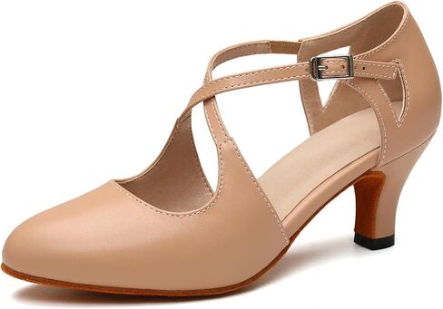 حذاء نسائي مغلق من الأمام للرقص على شكل قاعة الرقص، حذاء كعب عالي لاتيني عصري، فستان السالسا، 8.5 B(M) US in Kuwait