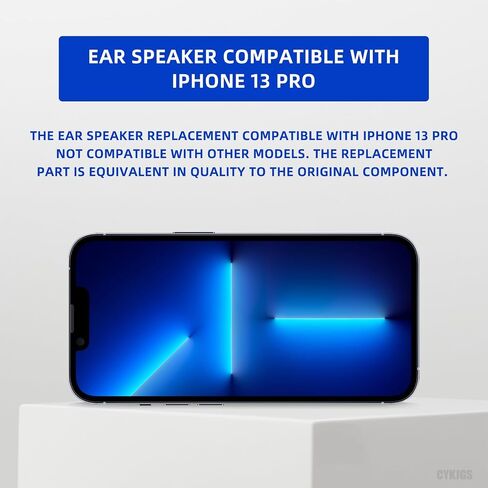 for iPhone 13 Pro Earpiece Speaker Replacement Kit OEM Fix Internal Sound Receiver Ear Piece Part Module with Complete Repair Tools Kit Magnetic Pad 6.1" 13Pro A2636 A2638 A2639 A2640 A2483 in Saudi Arabia