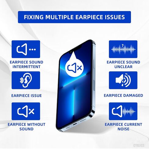 for iPhone 13 Pro Earpiece Speaker Replacement Kit OEM Fix Internal Sound Receiver Ear Piece Part Module with Complete Repair Tools Kit Magnetic Pad 6.1" 13Pro A2636 A2638 A2639 A2640 A2483 in Saudi Arabia