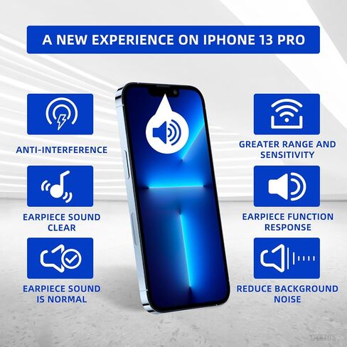 for iPhone 13 Pro Earpiece Speaker Replacement Kit OEM Fix Internal Sound Receiver Ear Piece Part Module with Complete Repair Tools Kit Magnetic Pad 6.1" 13Pro A2636 A2638 A2639 A2640 A2483 in Saudi Arabia