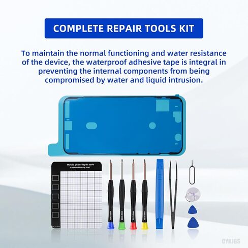 for iPhone 13 Pro Earpiece Speaker Replacement Kit OEM Fix Internal Sound Receiver Ear Piece Part Module with Complete Repair Tools Kit Magnetic Pad 6.1" 13Pro A2636 A2638 A2639 A2640 A2483 in Saudi Arabia