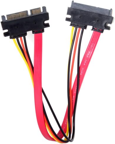 chenyang SATA Extension Cable SATA III 3.0 22Pin SATA Male to Female Data Power Extension Cable 30cm in Saudi Arabia