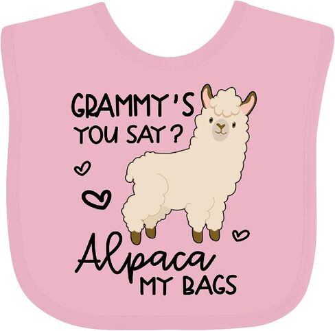 مريلة أطفال من Inktastic Grammy's You Say Alpaca My Bags in Kuwait