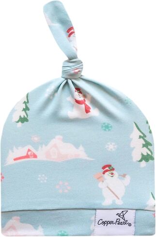 Copper Pearl Baby Beanie Hat Top Knot Stretchy Soft A Christmas Story in Saudi Arabia
