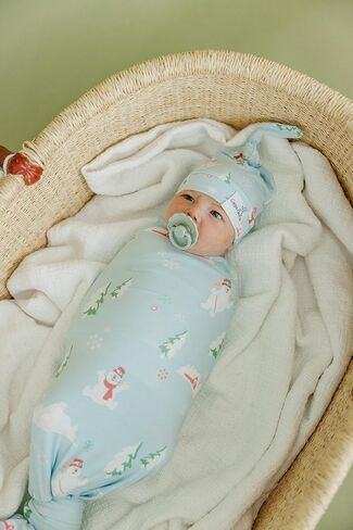 Copper Pearl Baby Beanie Hat Top Knot Stretchy Soft A Christmas Story in Saudi Arabia