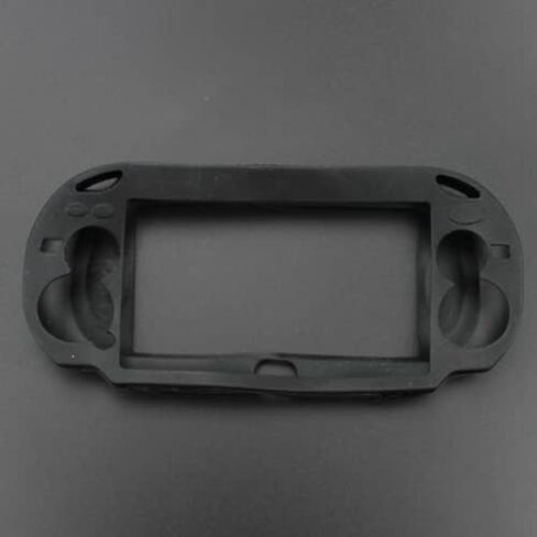 Silicone Cover Rubber Case Shell Soft Protector Cover Case Skin for PS Vita 1000 PSV 1000 PSV1000 (Black) in Saudi Arabia