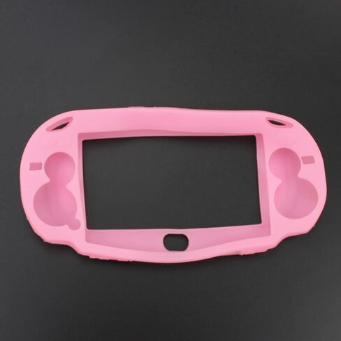 Silicone Cover Rubber Case Shell Soft Protector Cover Case Skin for PS Vita 1000 PSV 1000 PSV1000 (Black) in Saudi Arabia