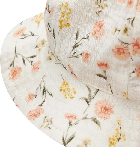 SXYPAYXS-Baby Printed Fisherman's Hat Summer Bucket Hat Sunscreen Baby Wide-Brimmed Sun Hat Cap with Chin Strap in Saudi Arabia