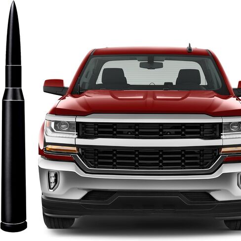 صاري بديل هوائي قصير 5 بوصة لسيارة Chevy Silverado 1500 2500 3500 (2006-2024)، GMC Sierra 1500 2500 3500 (1999-2024)، هوائي Chevy Silverado، هوائي لـ GMC Sierra in Saudi Arabia