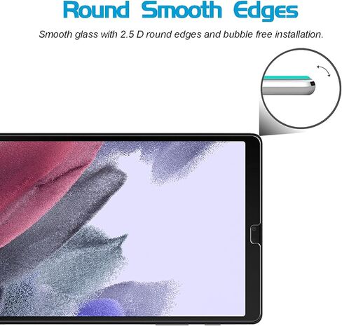 عبوتان، واقي شاشة لجهاز Samsung Galaxy Tab A7 Lite مقاس 8.7 بوصة، طبقة من الزجاج المقوى خالية من الفقاعات in Kuwait