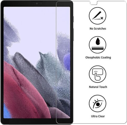 عبوتان، واقي شاشة لجهاز Samsung Galaxy Tab A7 Lite مقاس 8.7 بوصة، طبقة من الزجاج المقوى خالية من الفقاعات in Kuwait
