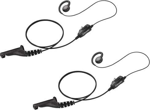 Arrowmax AEH3000-M9 Earhook Headset Earpiece with Mic Compatible with Motorola Radios APX 8000 APX 7000 APX 4000 XPR 7350e XPR 7550 XPR 7580e APX6000 APX8000 XPR7550 XPR7550e APX 6000 XPR 7550e in Saudi Arabia