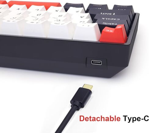 MOLGRIA SKYLOONG GK61 Dual-Space RGB Backlit Gaming Keyboard with Hot Swappable Brown KTT Machinery Switches and Double-shot Keycaps, QMK Set Tap-Hold Function Keys USB-C Wired Mechanical Keyboard in Saudi Arabia