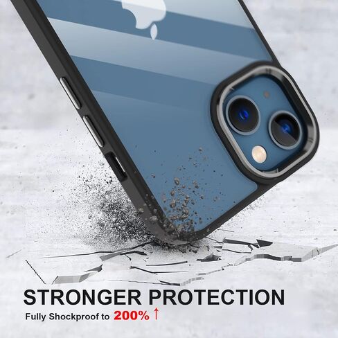 حافظة DOB SECHS iPhone 14 Plus مع حزام، حافظة بحبل طويل لهاتف iPhone 14 Plus مقاس 6.7 بوصة، حافظة هاتف شفافة بحبل، غطاء خلفي صلب من البولي كربونات + حافظة TPU ناعمة للنساء، تدعم الشحن اللاسلكي، وردي in Saudi Arabia