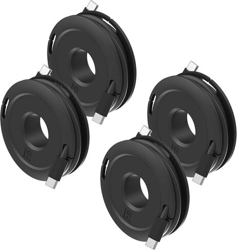 Side Winder Mini and Max Headphone, Earbud and Charging Cable Winder and Organizer Perfect for Wrapping Earbuds and Cords for Travel and Organization 4-Pack (Black, Max) in Kuwait
