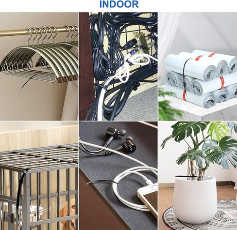 Zip Ties,800 Pack,Assorted Sizes 12+10+8+6+4 Inch,Black Self-Locking Nylon Cable Ties,Comprehensive Size for Indoor Outdoor Use,Perfect for Home,Office,Garden,and Workshop.UV Resistant in Saudi Arabia