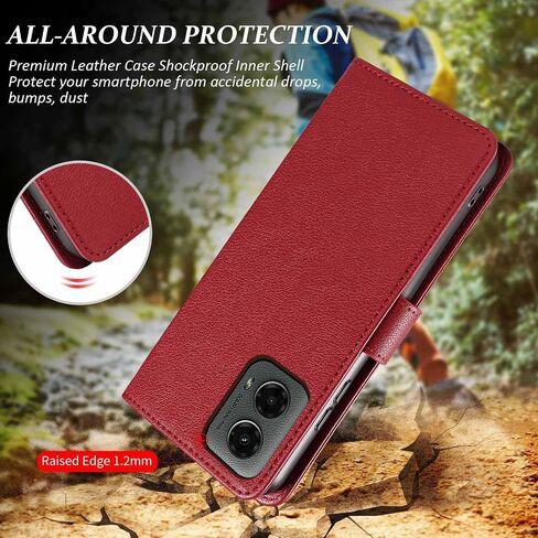 for Moto G 5G 2024/Play 5G 2024 Case Wallet RFID Blocking (Black) in Kuwait