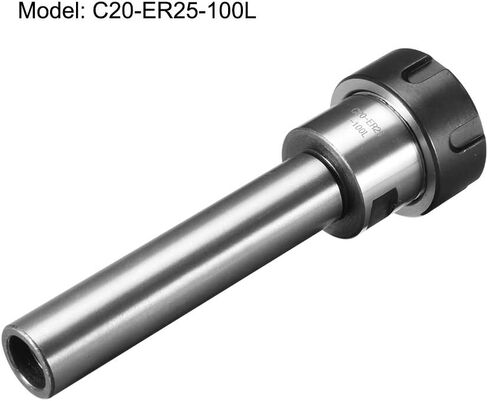 uxcell C20 ER25 100L Router Collet Chuck Extension Rod Straight CNC Milling Tool Holder in Saudi Arabia