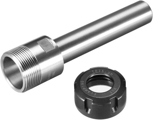 uxcell C20 ER25 100L Router Collet Chuck Extension Rod Straight CNC Milling Tool Holder in Saudi Arabia