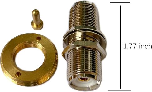 NMO Mount to SO-239 UHF Female Adaptor Connector Adapter NMO Mount Connect Vehicle for VHF UHF Ham Two Way Radio Antenna in Saudi Arabia