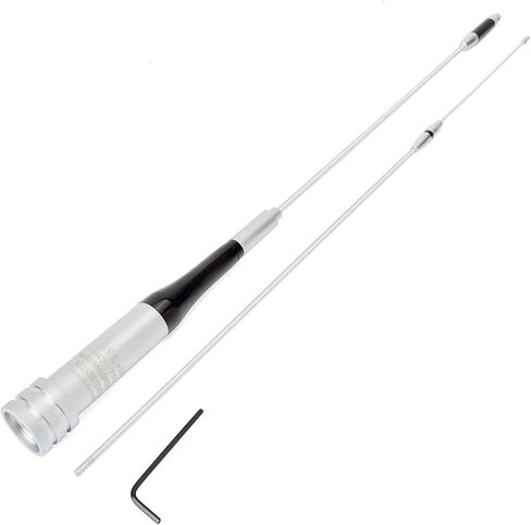 HYS Amateur VHF/UHF Mobile Radio Antenna, 42.7inchs, FM Transceiver UHF Male Antenna for 2m 70cm 144Mhz/430Mhz Dual Band Portable Amateur Car/Truck Radio in Saudi Arabia
