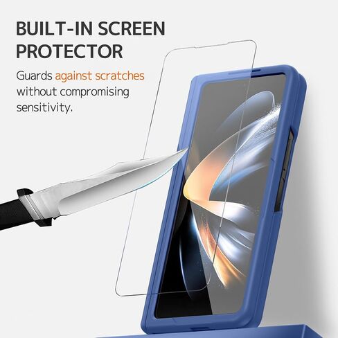 NINKI Compatible Samsung Galaxy Z Fold 3 Case with S Pen Holder and S Pen,Kickstand Hinge Protection Case for Samsung Z Fold 3 Case Screen Protector,Samsung Fold 3 Case Galaxy Fold 3 Phone Case Black in Saudi Arabia