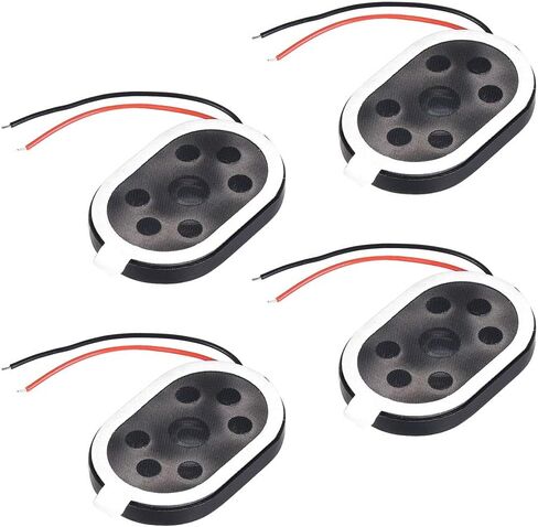 uxcell 1.5W 8 Ohm Mini DIY Speaker Replacement Loudspeaker 20mmx30mm 4pcs in Saudi Arabia