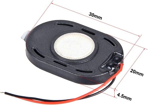 uxcell 1.5W 8 Ohm Mini DIY Speaker Replacement Loudspeaker 20mmx30mm 4pcs in Saudi Arabia