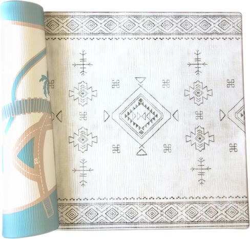 The Shwally PlayMat - Soft Baby Play Mat - Reversible Foam Floor Mat - Waterproof, Wipe-Clean, Durable, Non-Toxic and Hypoallergenic - Large (6.5' X 4.5') in Saudi Arabia
