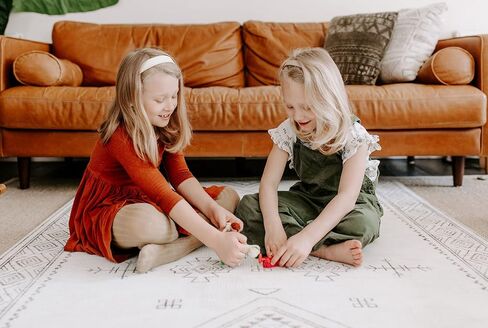 The Shwally PlayMat - Soft Baby Play Mat - Reversible Foam Floor Mat - Waterproof, Wipe-Clean, Durable, Non-Toxic and Hypoallergenic - Large (6.5' X 4.5') in Saudi Arabia