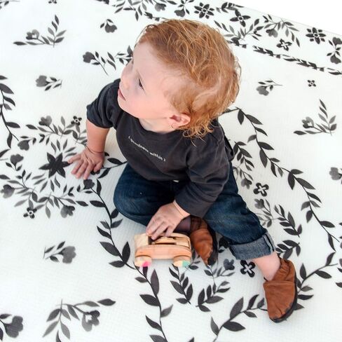 The Shwally PlayMat - Soft Baby Play Mat - Reversible Foam Floor Mat - Waterproof, Wipe-Clean, Durable, Non-Toxic and Hypoallergenic - Large (6.5' X 4.5') in Saudi Arabia