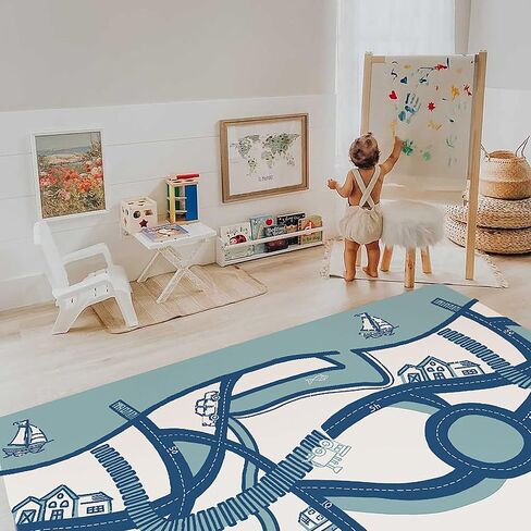The Shwally PlayMat - Soft Baby Play Mat - Reversible Foam Floor Mat - Waterproof, Wipe-Clean, Durable, Non-Toxic and Hypoallergenic - Large (6.5' X 4.5') in Saudi Arabia