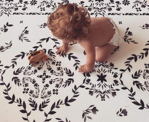 The Shwally PlayMat - Soft Baby Play Mat - Reversible Foam Floor Mat - Waterproof, Wipe-Clean, Durable, Non-Toxic and Hypoallergenic - Large (6.5' X 4.5') in Saudi Arabia
