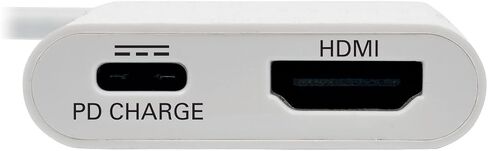 محول فيديو Tripp Lite USB C إلى HDMI 4Kx2K مع منفذ شحن USB-C PD، متوافق مع Thunderbolt 3، USB-C، USB Type-C، USB Type C 6in (U444-06N-H4-C) in Saudi Arabia