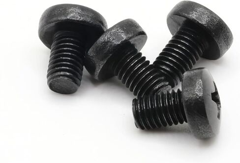 UPERFECT M3 براغي M3x6mm فيليبس برغي للشاشة المحمولة والكمبيوتر المحمول وحامل التلفزيون أو تثبيت برغي تثبيت صغير، 4 قطع in Kuwait