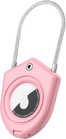 حامل بطاقة هوائية، عبوة واحدة من علبة بطاقة هوائية مع كابل سلكي، سلسلة مفاتيح علامات هوائية مضادة للخدش لعلامات Apple Air، ملحقات Airtag لجهاز تعقب مكتشف العناصر بنظام تحديد المواقع العالمي (GPS) in Kuwait